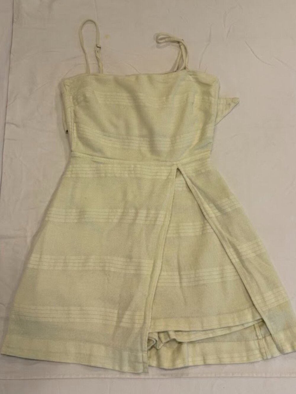 Free People Go Get Em Skort Playsuit Romper Dress Beach Yellow